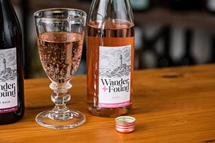 Wander + Found Rosé Non Alcoholic Wine | Rosé Wine, 750 mL