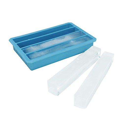 1 Set Of 2 Pieces Home Use Large Ice Block Mold No Lid, 4 Slots