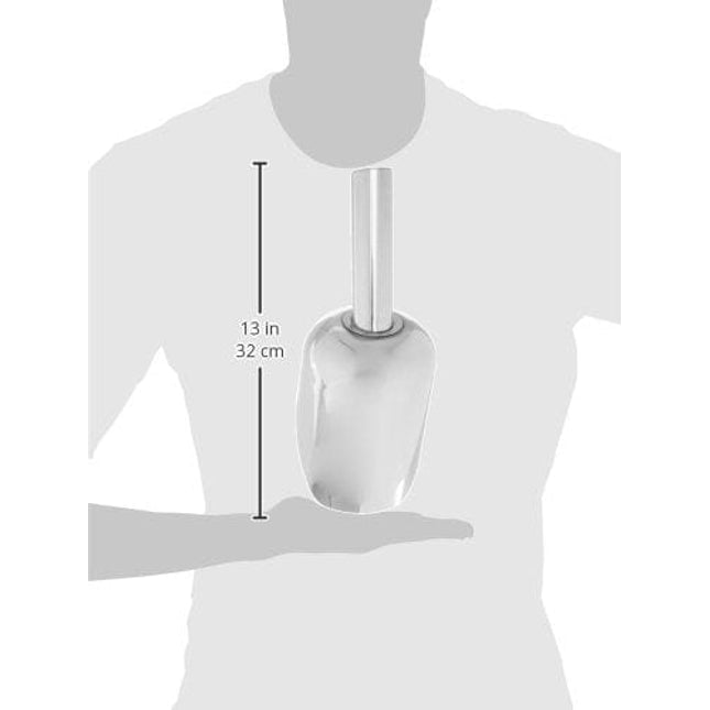 Winco Stainless Steel Utility Scoop, 2-Quart