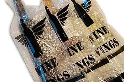 Upgraded 4 Pack Wine Wings Reusable Bottle Protector Sleeve Travel Bag Luggage Leak Safe