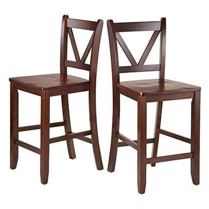 Winsome Victor Stools, 24", Brown