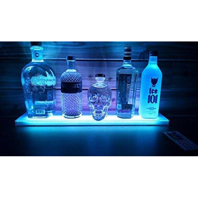 wish you have a nice day LED Liquor Shelf and Bottle Display (2 ft Length) - Programmable Shelving Includes Wireless Remote and Power Supply (2 ft Length)