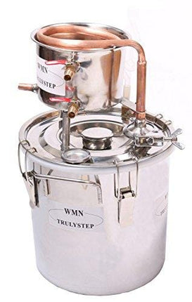 DIY 2 Gal 10 Liters Copper Alcohol Moonshine Stills Ethanol Still Spirits Boiler Water Distiller