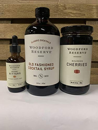 Woodford Old Fashioned Bundle of Orange Bitters, Cherries and Old Fashioned Syrup