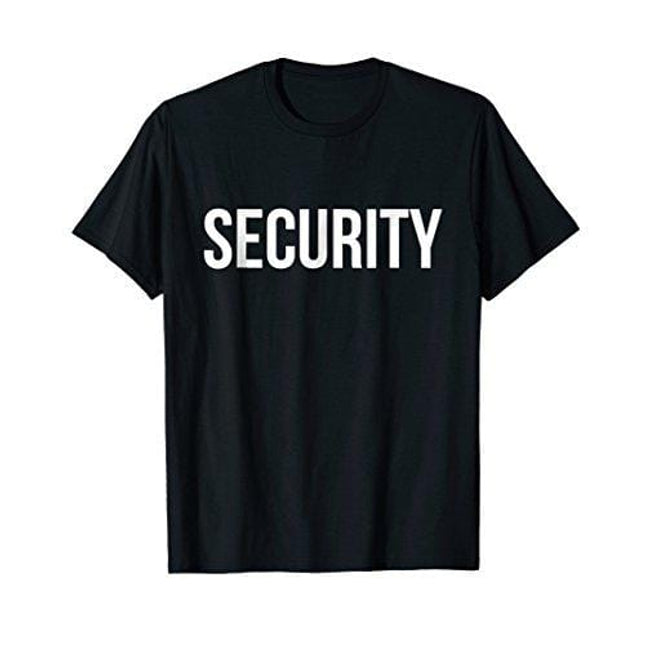 Security T Shirt , Body Guard Crew Event Staff And Party Tee