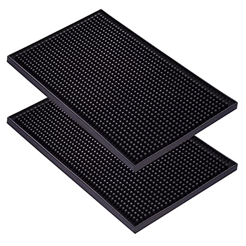  Coffee Bar Mat 18 x 12 Inch Stylish Service Bar Mat with 1 cm  Thick Non Slip Spills Mat for Coffee Machine, Coffee Bar, Coffee Station  Accessories, Countertop or Kitchen Bars (