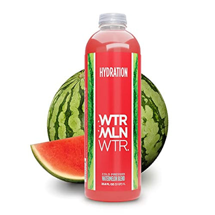 WTRMLN WTR | Cold Pressed Watermelon Juice [Original HYDRATION]| Natural Electrolytes + Antioxidants | No Added Sugar | 1 liter bottles (Pack of 1)
