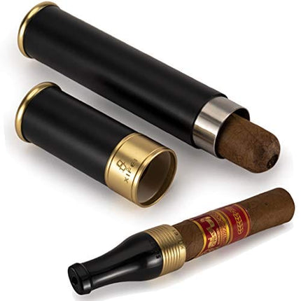 XIFEI Cigar Cutter Set 8 Piece Cigar Punch & Ashtray & Cigar Tube & Cigar Lighter& Cigar Stand Luxury Accessories Cigar Smoking Gift Set