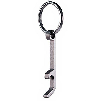 Xthel Titanium Keychain Beer Bottle Opener with Stainless Steel Key Rings（XKBO-901）