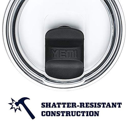 YETI Rambler 14 oz Mug, Vacuum Insulated, Stainless Steel with MagSlider Lid, Aquifer Blue