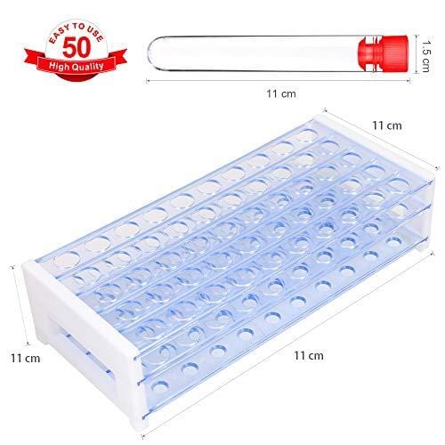 HNYYZL 25Pcs Clear Plastic Test Tubes With Cork Stoppers, 15x100 10l, Good Seal For Jewelry