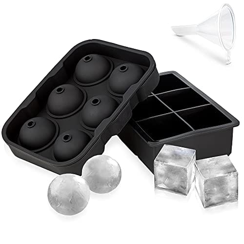 Ice Cube Trays With Ice Storage Box, Silicone Ice Cube Tray With Lids, 24  Piece Freezer Ice Cube Rack Set, Squeeze Spoon, Ice Maker