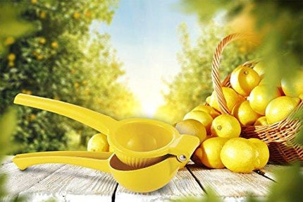 Zulay Premium Quality Metal Lemon Squeezer, Citrus Juicer, Manual Press for Extracting the Most Juice Possible