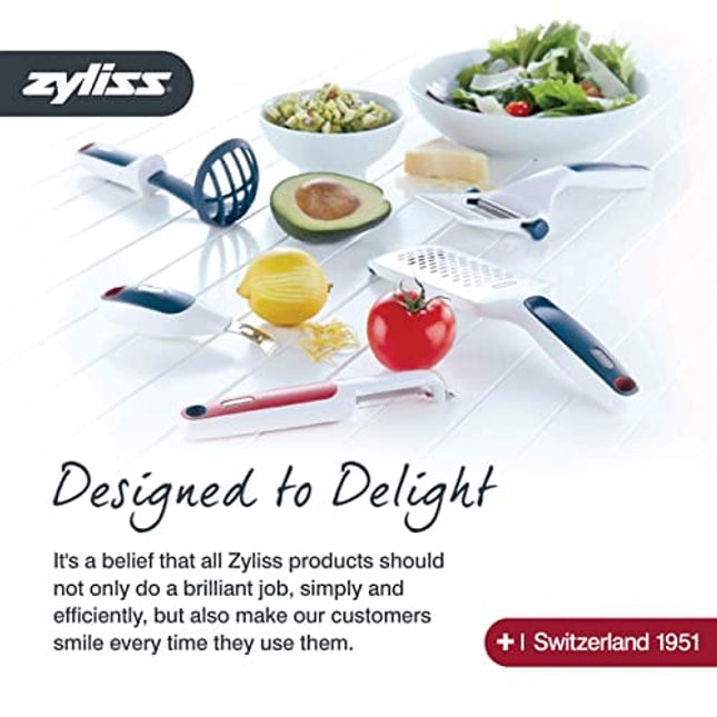 Zyliss Utility Paring Kitchen Knife with Sheath Cover - Stainless Steel Kitchen Knife Perfect for Cutting Meat, Vegetables and Fruit - 5.5-Inch, Purple